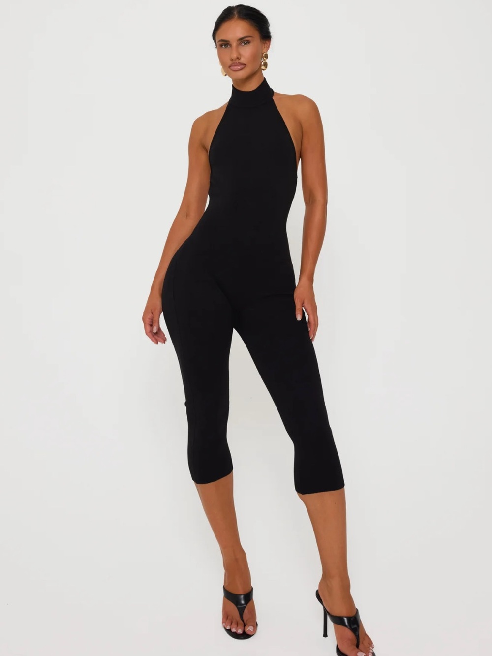 A vintage fit Capri jumpsuit